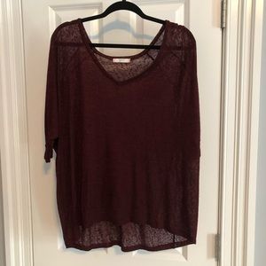 Ezra Red/Maroon T-shirt